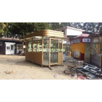 深圳钢结构岗亭厂家 钢结构轻工房屋 钢结构岗亭 形象岗亭
