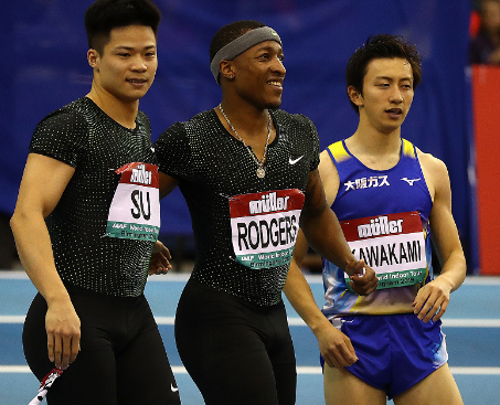 国际田联世界室内巡回赛苏炳添6秒47夺冠男子60米冠军