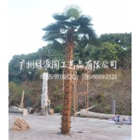 餐厅装饰仿真棕榈树/人造玻璃钢棕榈树 商业街造景专用假棕榈树
