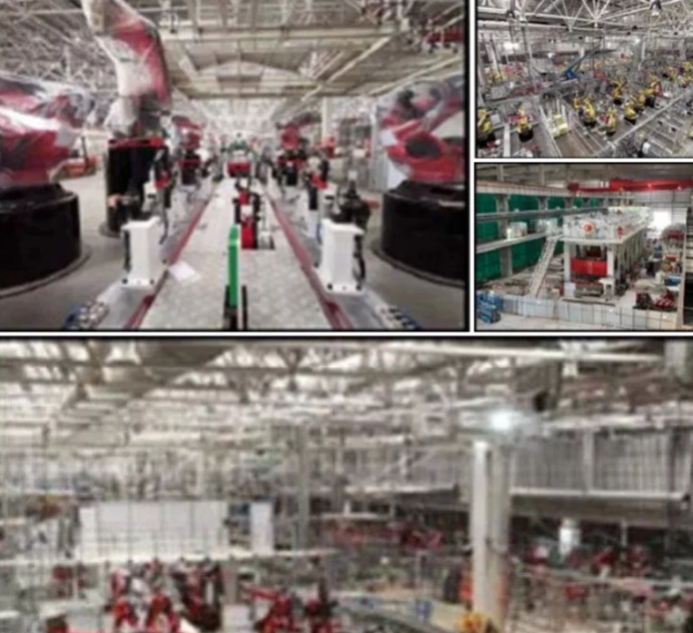 特斯拉超级工厂 特斯拉上海超级工厂Gigafactory 3内部照片曝光