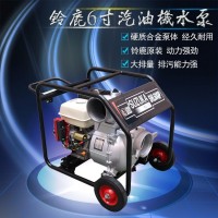 便携式大流量汽油机污水泵