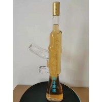 AK47大枪造型伏特加朗姆酒瓶红酒醒酒器玻璃器皿手工酒瓶