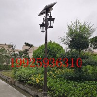 公司花园庭院照明灯户外太阳能防水路灯型材铝手工拉丝特色庭院灯