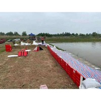 L型红色塑料防洪挡水板防汛板75公分高防洪板防汛必备天津地区