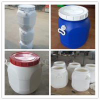 直销50升开口方桶-50公斤大口塑料桶-50千克塑料罐