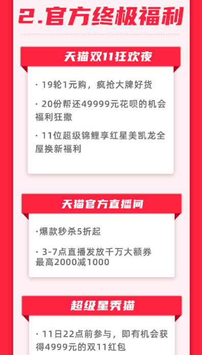 天猫商城双11强力攻略大全