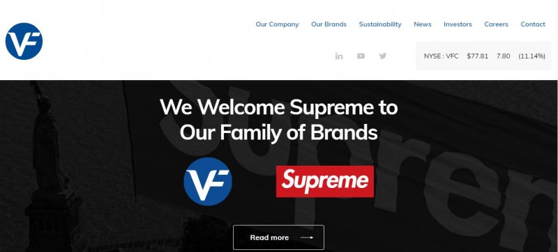 Vans母公司拟21亿美元收购美国潮牌Supreme