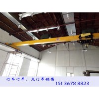 甘肃甘南桥式起重机厂家3T-21M单梁起重机销售